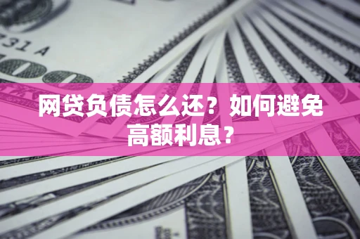 武汉网贷负债怎么还？如何避免高额利息？