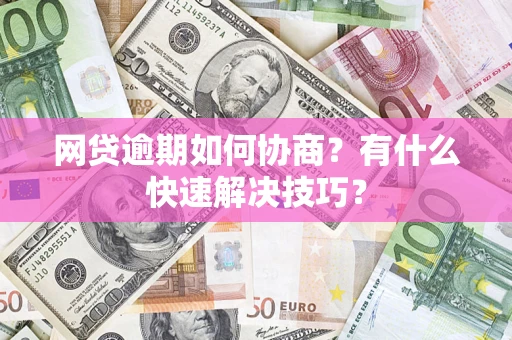 武汉网贷逾期如何协商？有什么快速解决技巧？