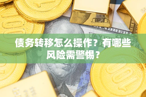 武汉债务转移怎么操作？有哪些风险需警惕？