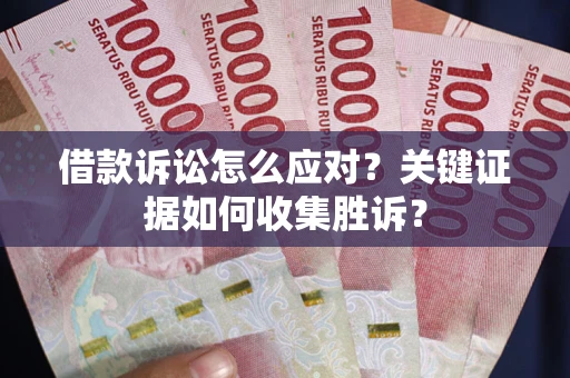 武汉借款诉讼怎么应对？关键证据如何收集胜诉？